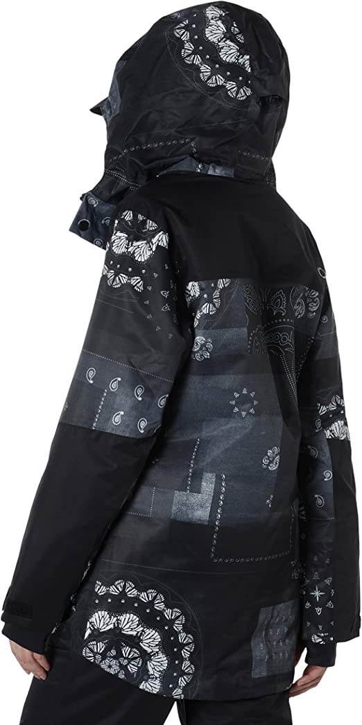 کاپشن اسکی و اسنوبرد OAKLEY TC AURORA RC INSULATED JACKET BLACK BANDANA PT BLACK کاپشن اسکی و اسنوبرد OAKLEY TC AURORA RC INSULATED JACKET BLACK BANDANA PT BLACK