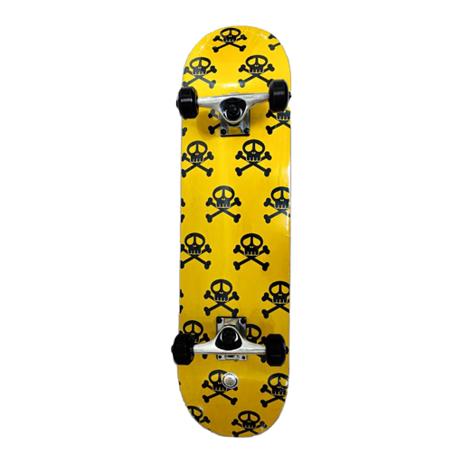 اسکیت برد MITE SKELETON YELLOW SKATEBOARD