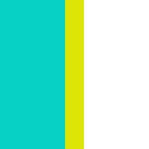 CYAN-WHITE-YELLOW
