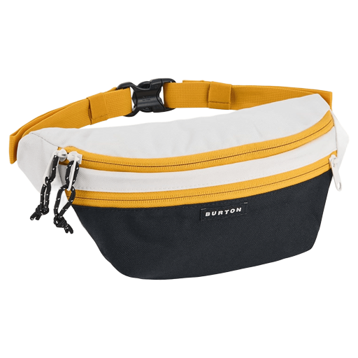 کیف کمری BURTON HIP PACK 3L STOUT WHITE GOLDENROD TRUE BLACK کیف کمری BURTON HIP PACK 3L STOUT WHITE GOLDENROD TRUE BLACK